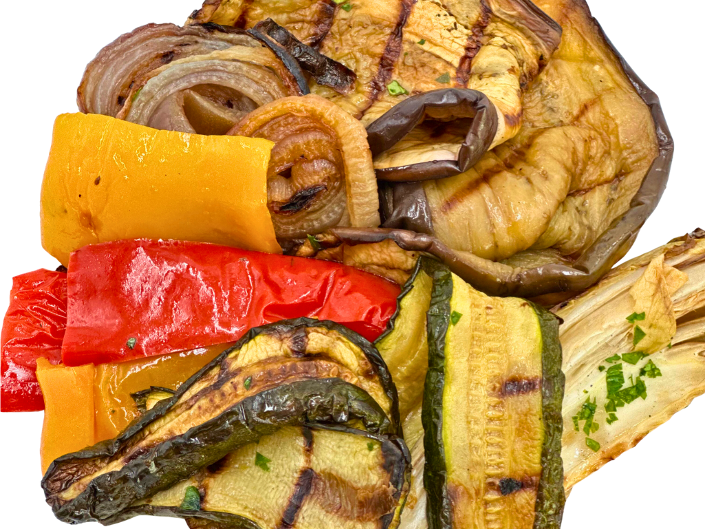 Grigliata di ortaggi estivi con olio evo