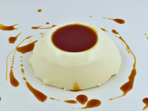 [30085] Caramello salato su panna cotta vellutata
