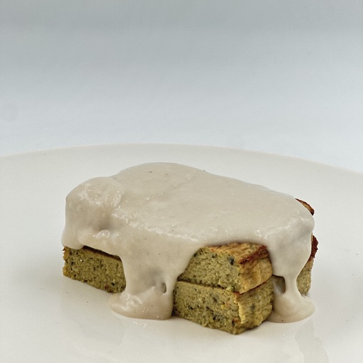 [30094] Flan di verdure con fonduta leggera