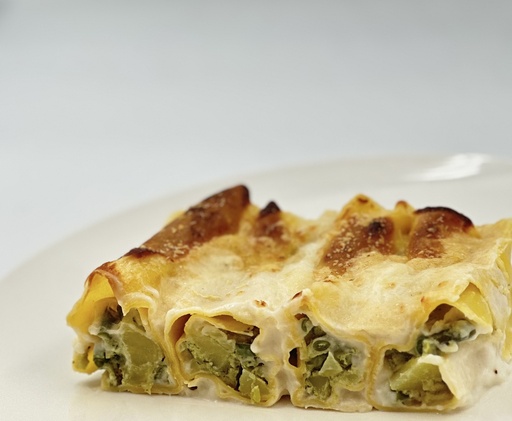 [30077] Cannelloncini di patate e fagiolini al pesto
