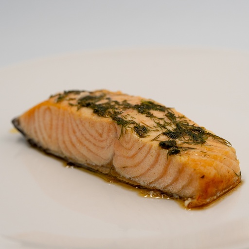 [30044] Salmone arrosto con limone fresco e aneto