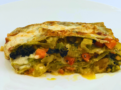 [30033] Lasagne verdi verdure e taleggio