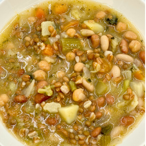 [30048] Zuppa di legumi, cereali e verdure