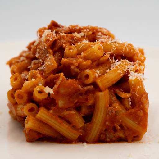 [30073] Maccheroncini amatriciana e pecorino romano